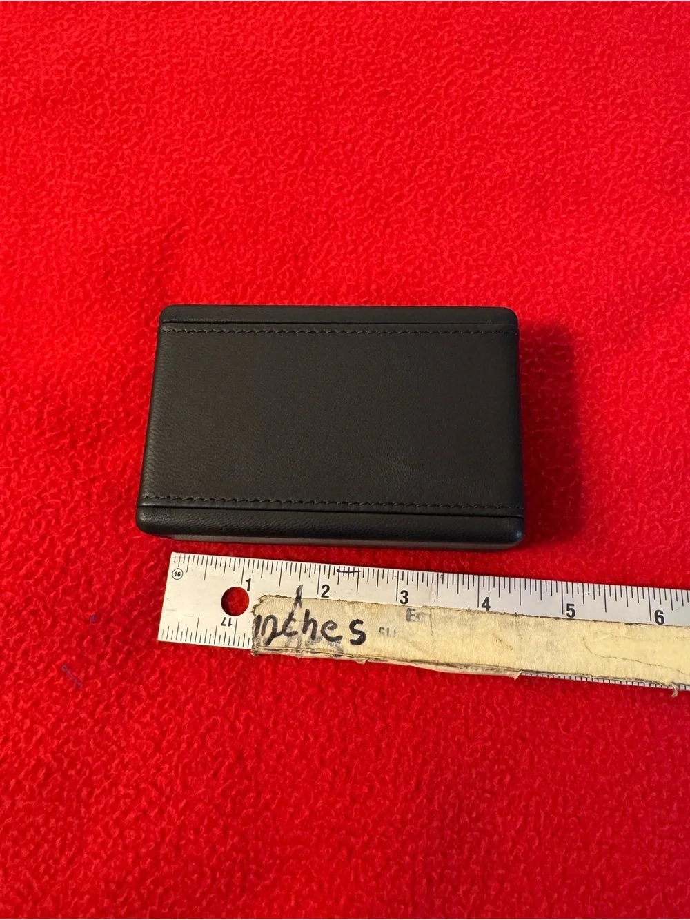 Case Only GRAFF Genuine Black Leather Jewelry Case  EUC